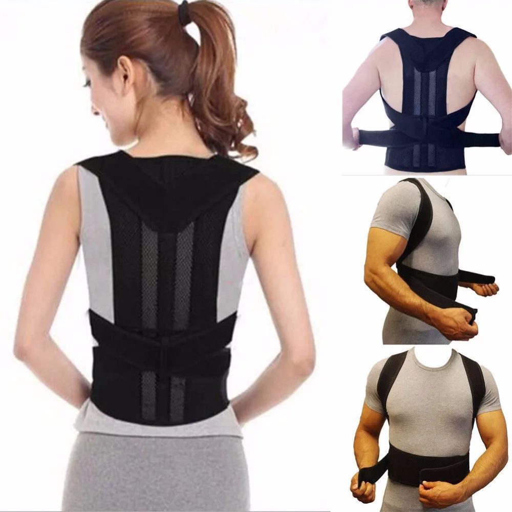 Бандаж для спины поддержка боли в спине мужчин и женщин бандаж осанки корсет