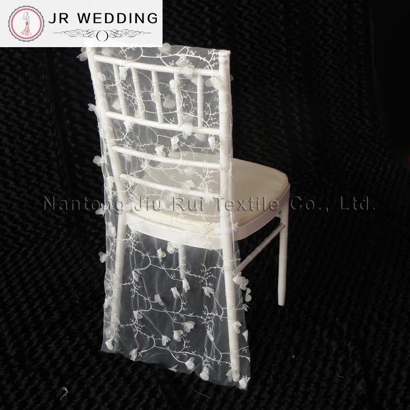 100 шт. Бесплатная доставка модный белый чехол для стула Chiavari украшение свадебной