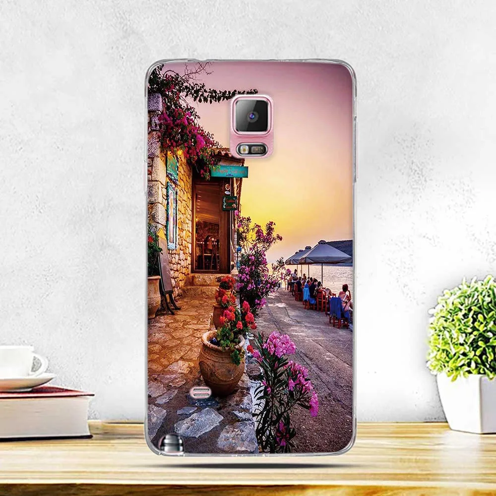 Гелевый мягкий чехол для Samsung Galaxy Note 4 N9100 из ТПУ с 3D рисунком силиконовый Note4 |