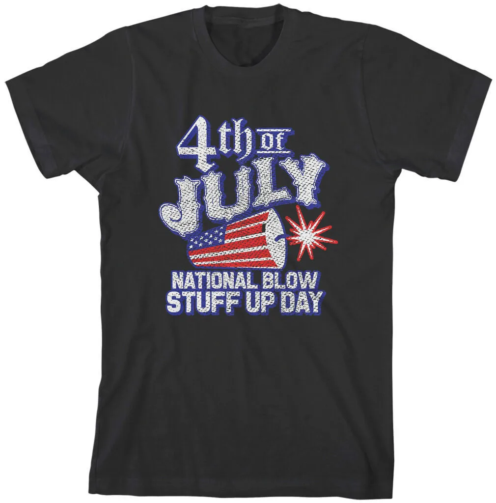 Мужская футболка 4 июля National Blow Stuff Up Day | одежда