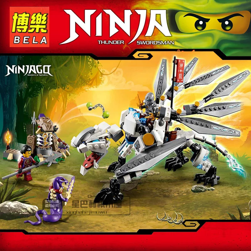 360 шт ниндзя титановый Дракон строительные блоки кирпичи DIY Модель Ninjagoes Развивающие игрушки для детей