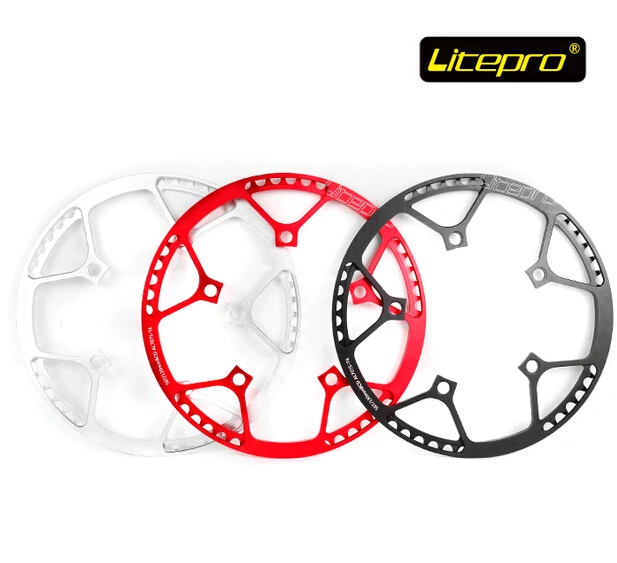 Litepro Сверхлегкий 130BCD 53T 56T 58T A7075 сплав BMX цепь Кольцо складной велосипед колеса