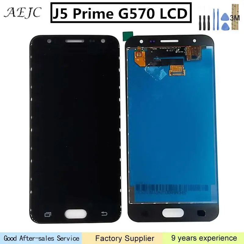 5 0 ''для Samsung J5 Prime LCD дисплей G570F G570 SM-G570F кодирующий преобразователь сенсорного