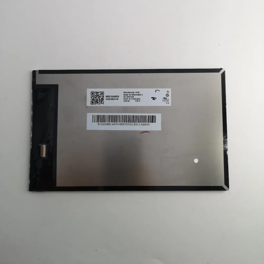 Запчасти для панели экрана ЖК дисплея Модель № B080EAN02.2 CLAA080WQ05 Lenovo IdeaTab A8 50 A5500