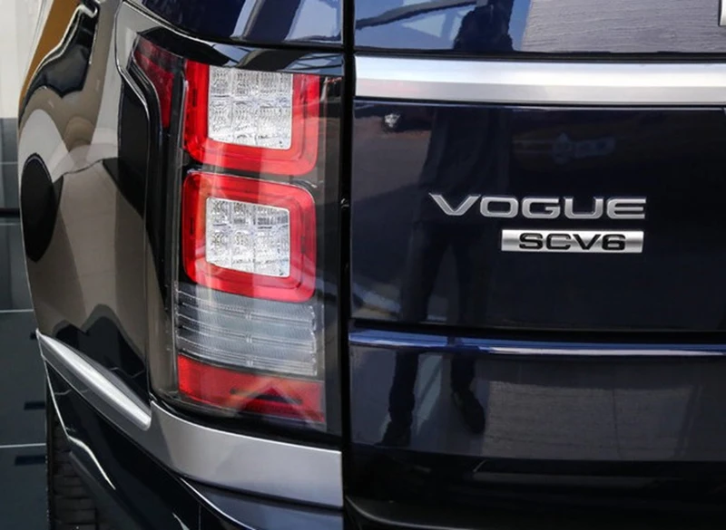 L SCV6 SDV8 эмблема с буквенным логотипом для Range Rover VOGUE VOGUESE Expression расширенная версия автомобиля Стайлинг боковой багажник значок стикер