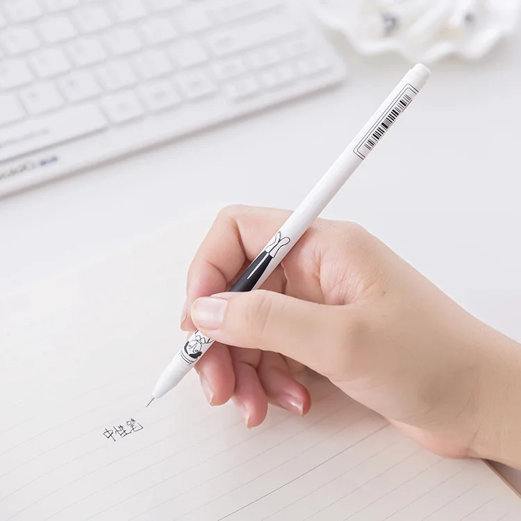 Najtaniej 24 Sztuk Koreański Kreatywny Szkolne Materiały Papiernicze śliczne Proste Ręcznie Malowane Dziewczyna Boy Osobowość Neutralny Z Czarna Igłą Podpis Wody Długopis