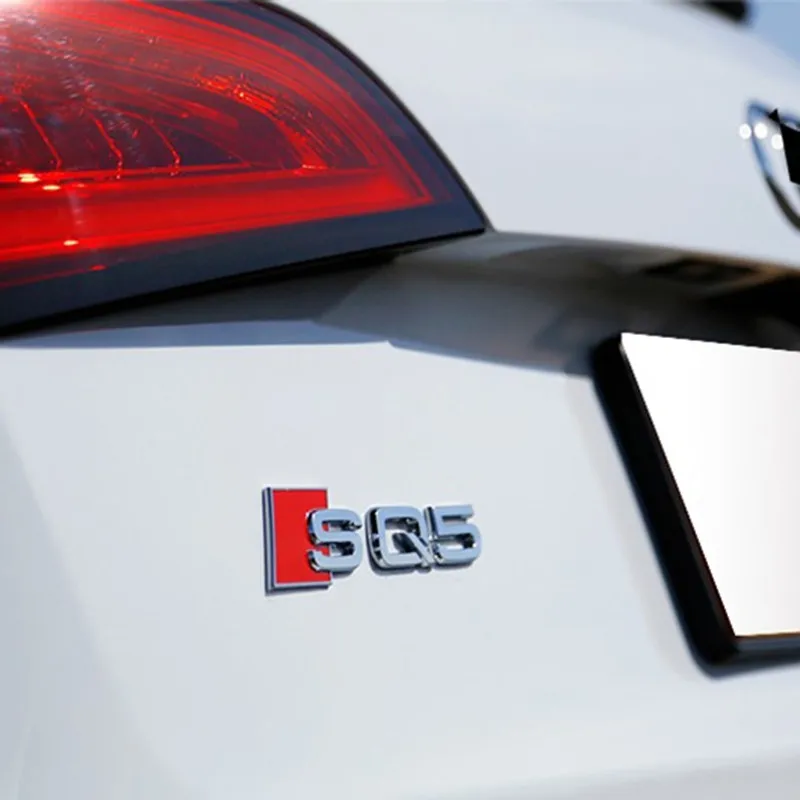 3D Aluminum Alloy SQ5 Car Tail Sticker Badge Logo Metal Rear For Audi Q5 Emblem | Автомобили и мотоциклы