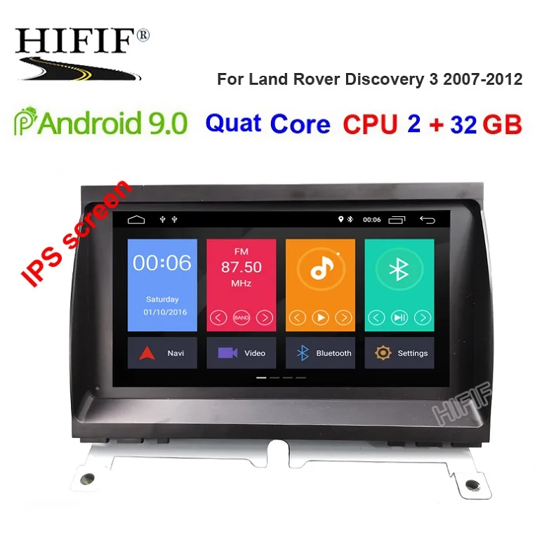 Quad Core 2G 32G Авторадио Android 9,0 автомобильный мультимедийный плеер NAVI для Land Rover Discovery 3 LR3 L319 2004~ 2009 Радио Стерео gps навигация Wifi - Цвет: Quad Core 2G 32G