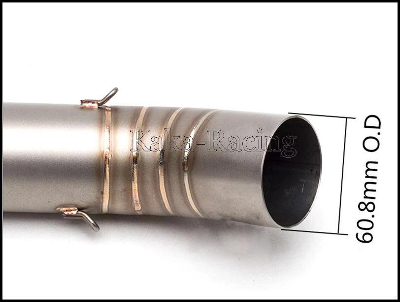 MT10 Titanium alloy Modified Motorcycle Exhaust Muffler middle link Pipe Mid tube slip on for Yamaha MT-10 FZ-10 2015 2016 2017 |