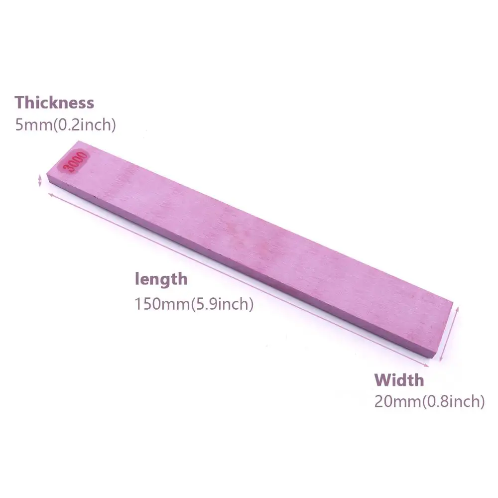 1 шт., суперпрочный камень CHEERBRIGHT с рубиновым маслом, зернистость 3000 #, точильные камни с фиксированным углом, точилка для ножей, тонкий камень