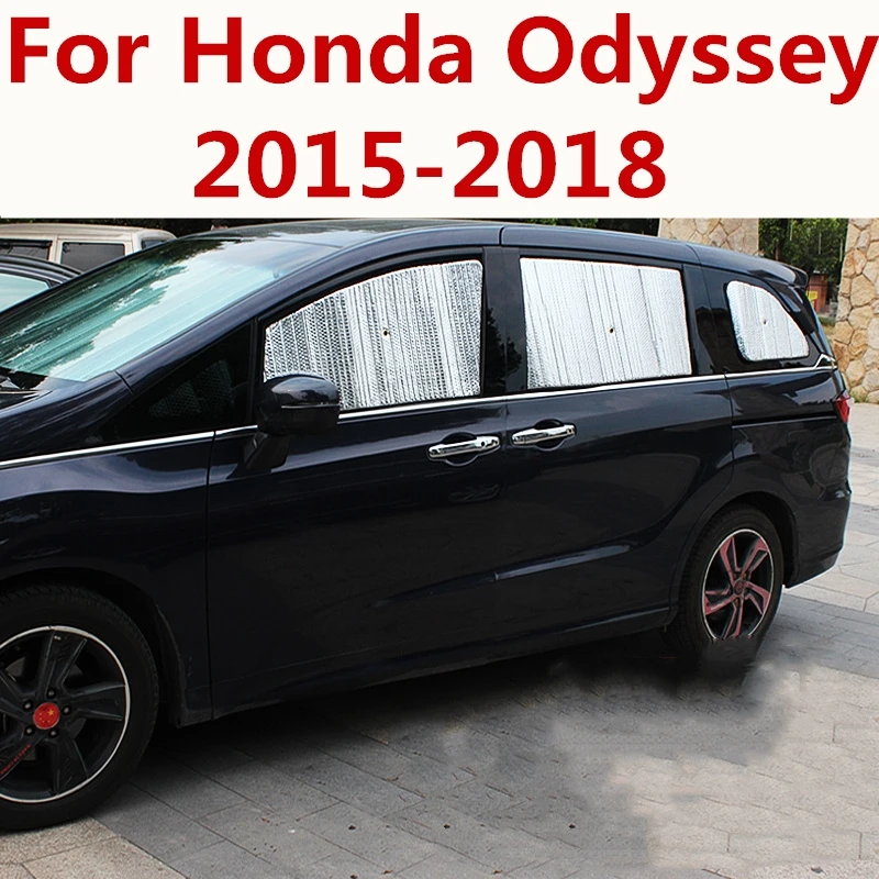 Для Honda Odyssey 2015 2018 Авто Стайлинг навесы окна Козырьки дождь брови украшение