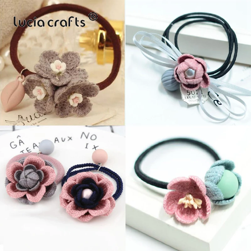 Lucia Craft 10/13 шт. 35 мм шерстяные цветы для шитья нашивки декора материалы ручной