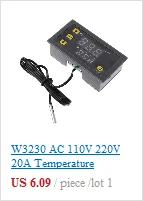 12V 24V 220V W3002 цифровой Дисплей Температура контроллер переключателя 10A светодиодный Термостат Регулятор