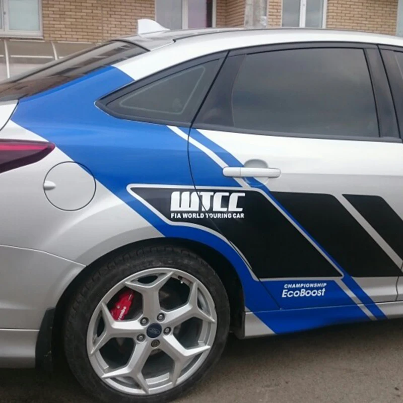 Классические WTCC дизайн автомобиля всего тела виниловые Стикеры для декора
