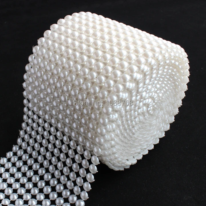 2014 новый реальный 5 ярдов 12 рядов белый жемчуг без отделка со стразами