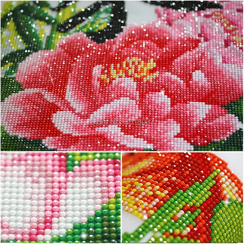 Diy Diamond Painting Cross Stitch Girl Wearing Red Hood Needlework Embroidery Full Round Mosaic Decoration Resin Sticker | Дом и сад