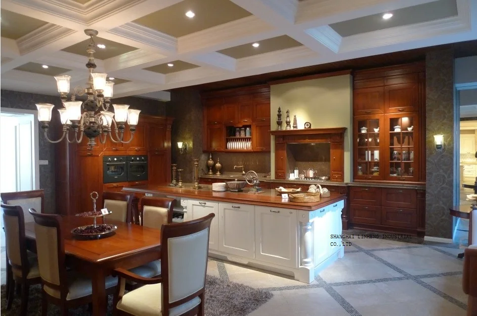 Классические полностью деревянные кухонные шкафы (стандартные)|wood kitchen cabinets|kitchen