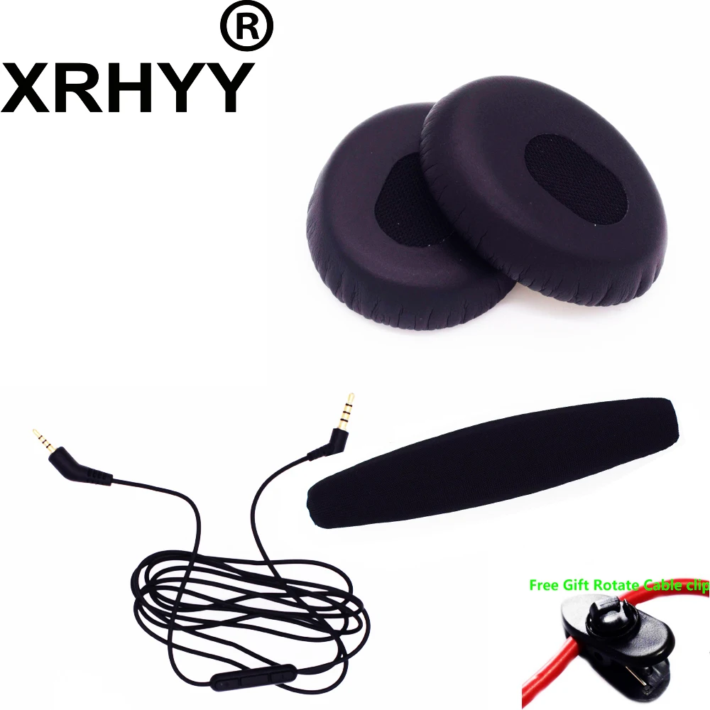 Черные сменные амбушюры XRHYY повязка на голову и аудиокабель для Bose silent Comfort 3 QC3