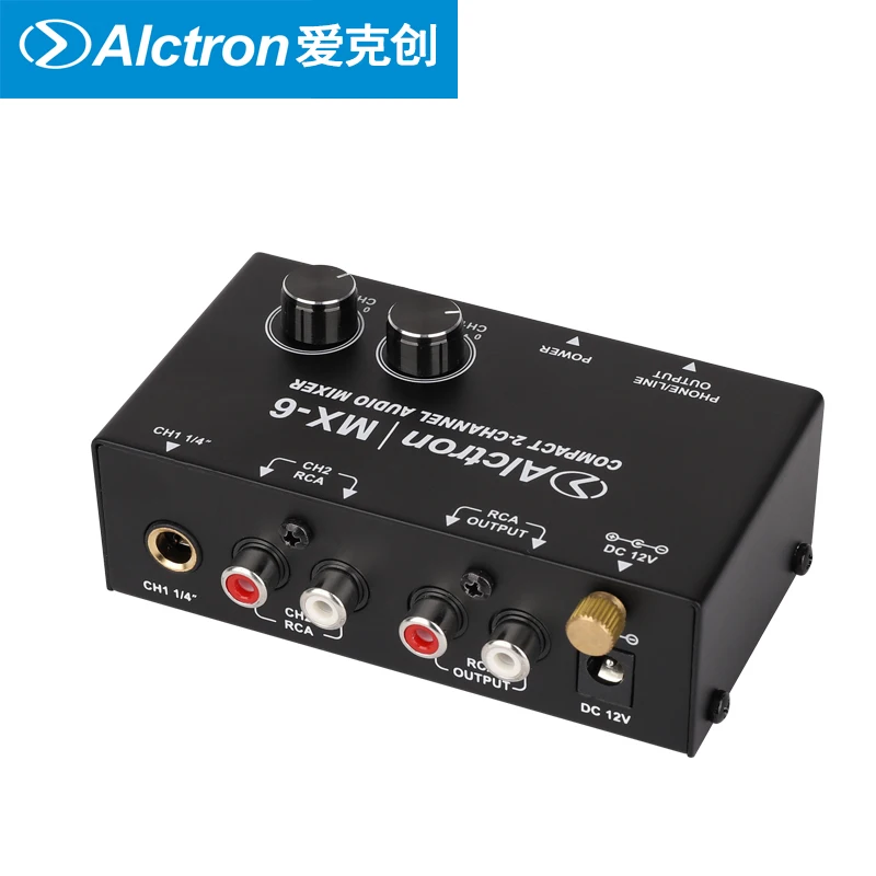 Микшер Alctron MX-6, используемый в сценическом исполнении, студийной записи