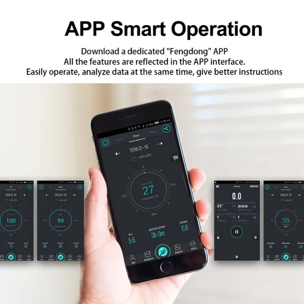 QW18 смарт-браслет 0 96 &quotцветной полный сенсорный экран фитнес-браслет монитор