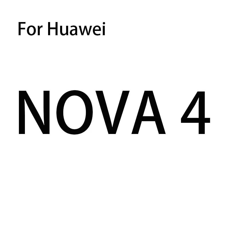 Чехол для huawei nova 3 из закаленного стекла для huawei nova 5i 4 3i 3 2i 2 Lite Plus glas nova 2i nova 3 i nova 3i Защитная пленка для экрана - Цвет: nova 4