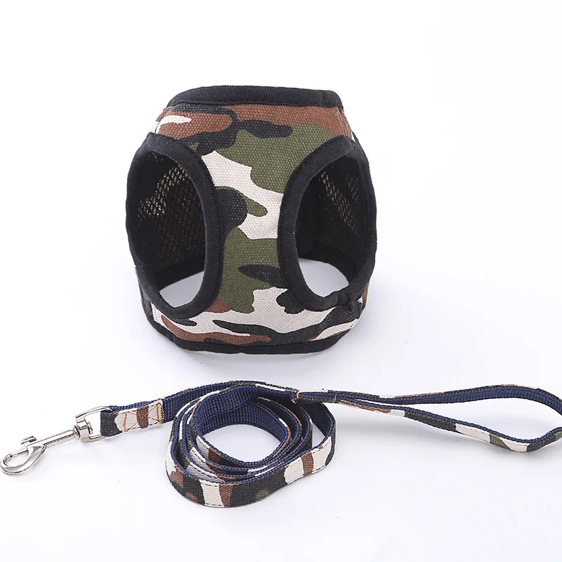 Dog Cat Harness with Leash Adjustable Vest Walking Supplies Soft Breathable pet sets Collar Puppy for Small Medidum Large Dogs | Дом и сад