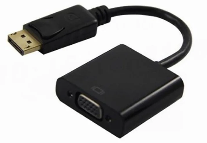 500 шт./лот * интерфейс Thunderbolt порт дисплея DP штекер-гнездо VGA конвертер кабель