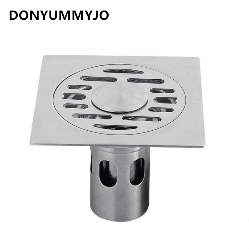 DONYUMMYJO 1 шт. глубокое уплотнение воды сток в полу из нержавеющей стали 10*10