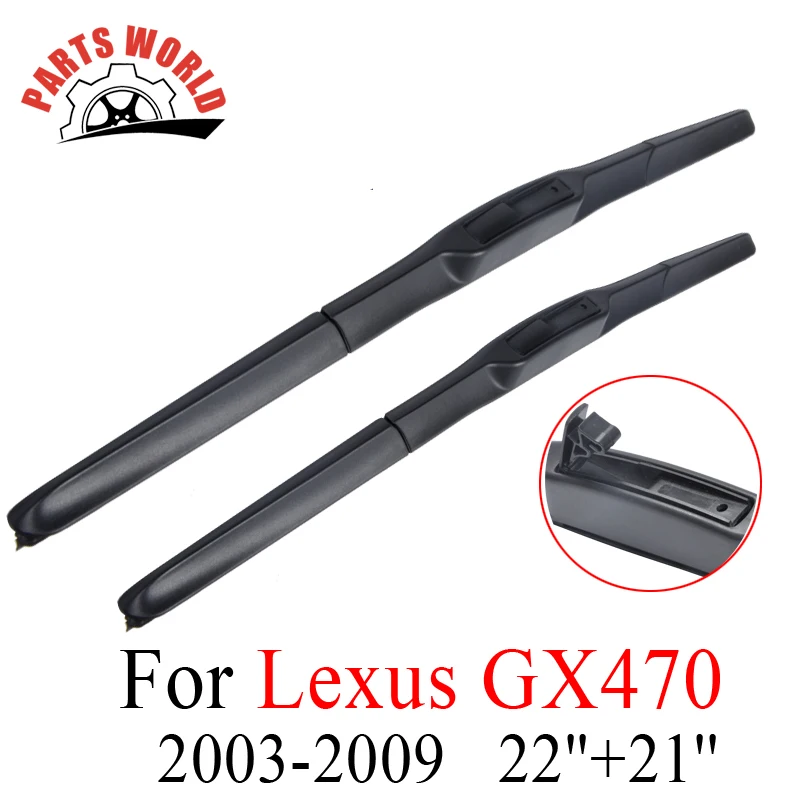 Лобовое стекло Передние стеклоочистители для Lexus GX470 2003 2009 авто лобовое