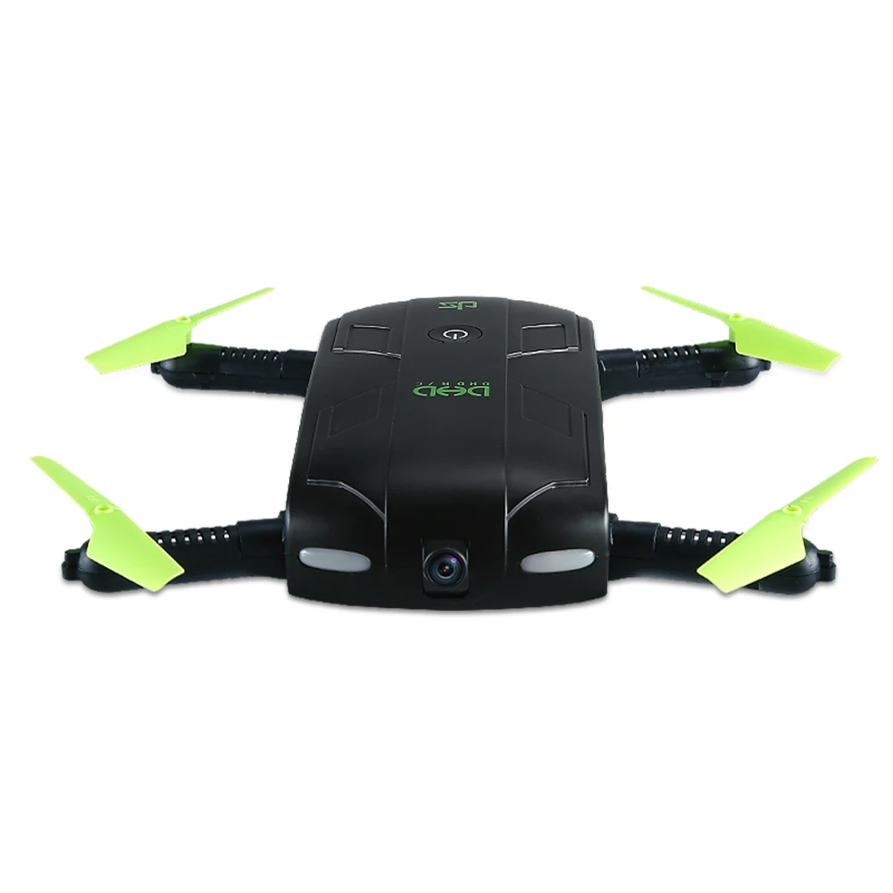 DHD D5 Quadcopter селфи Радиоуправляемый Дрон с WI FI FPV 480 P Камера в сложенном виде