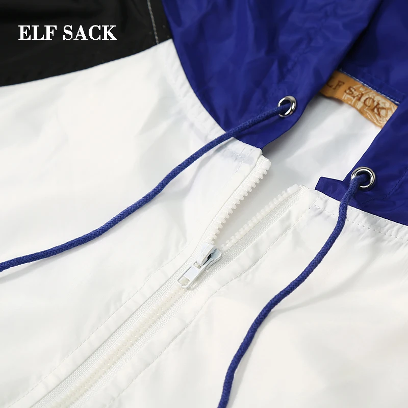 Женское Свободное пальто ELFSACK повседневное с отложным воротником и