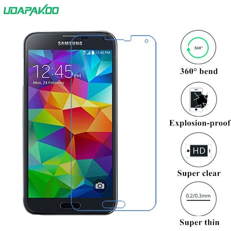 Udapakoo прозрачная закаленная (мягкое стекло) пленка для Sumsung GALAXY S5 Neo S5Neo G903F нано