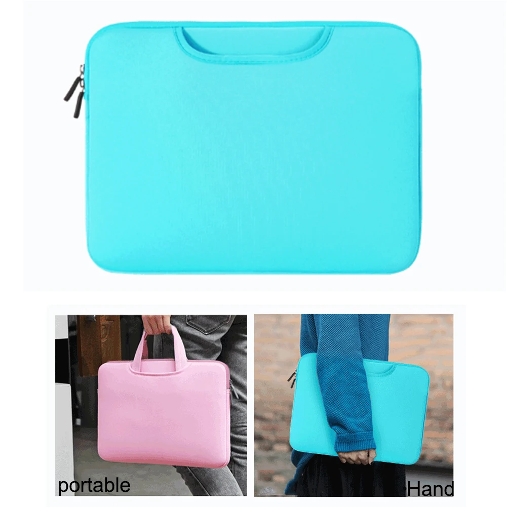 

Zipper Laptop Bags Computer Sleeve Case For Macbook Air Pro Retina 11 13 14 15 15.6 inch Notebook Touch Bar Bag