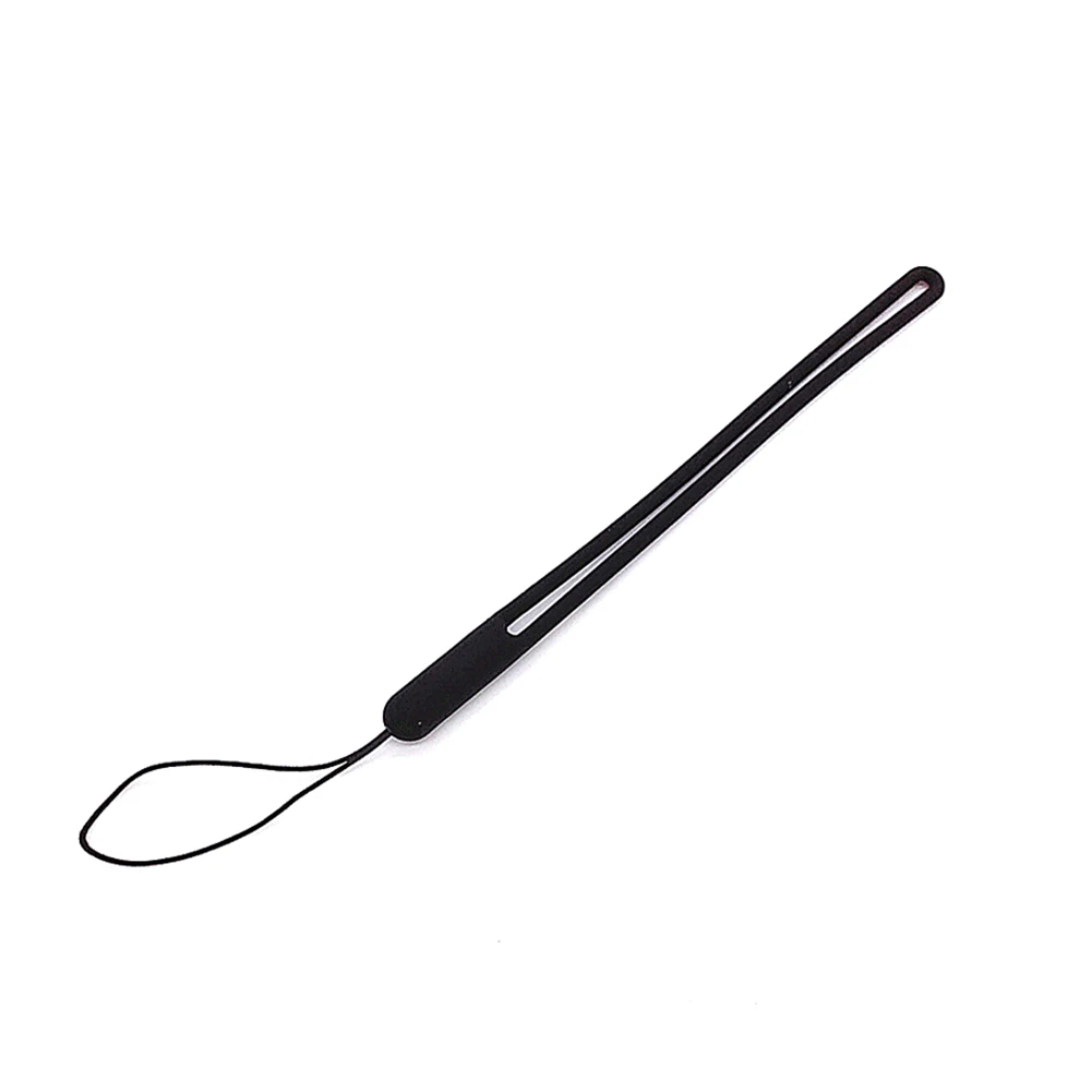 Black Для iphone huawei, анти-потеря, Силиконовый эластичный мягкий ремешок для телефона, брелок, держатель, пропуск, карта, многофункциональный ремешок, украшение - Color: Black