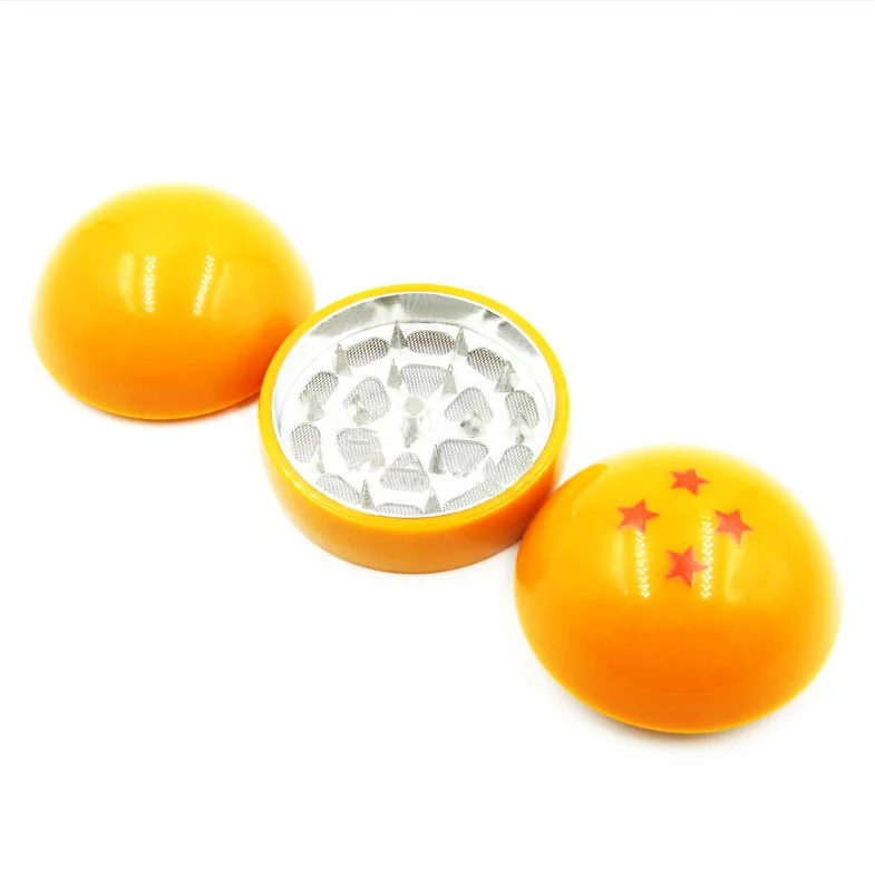 Dragon Ball 4 Stars 3 Layers Herb Grinder Weed Cigarette Tobacco Smoking Machine with Gift Box | Тематическая одежда и