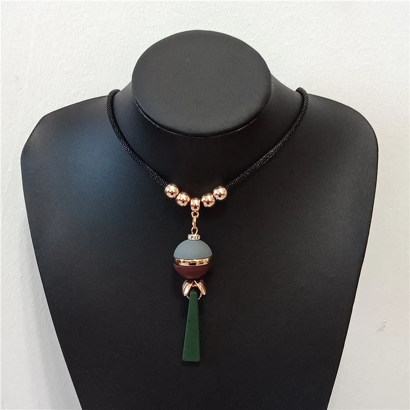 Geometric elements acrylic combination pendant Long paragraph Ms. necklace sweater chain simple style ladies wholesale | Украшения и
