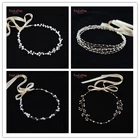 Женский жемчужный головной убор YouLaPan, свадебный головной убор ручной работы с жемчугом, аксессуары для волос, свадебные украшения для волос, 100%