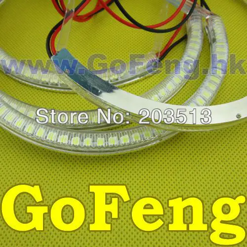 Высококачественное кольцо с белыми и синими светодиодсветодиодный ангельскими