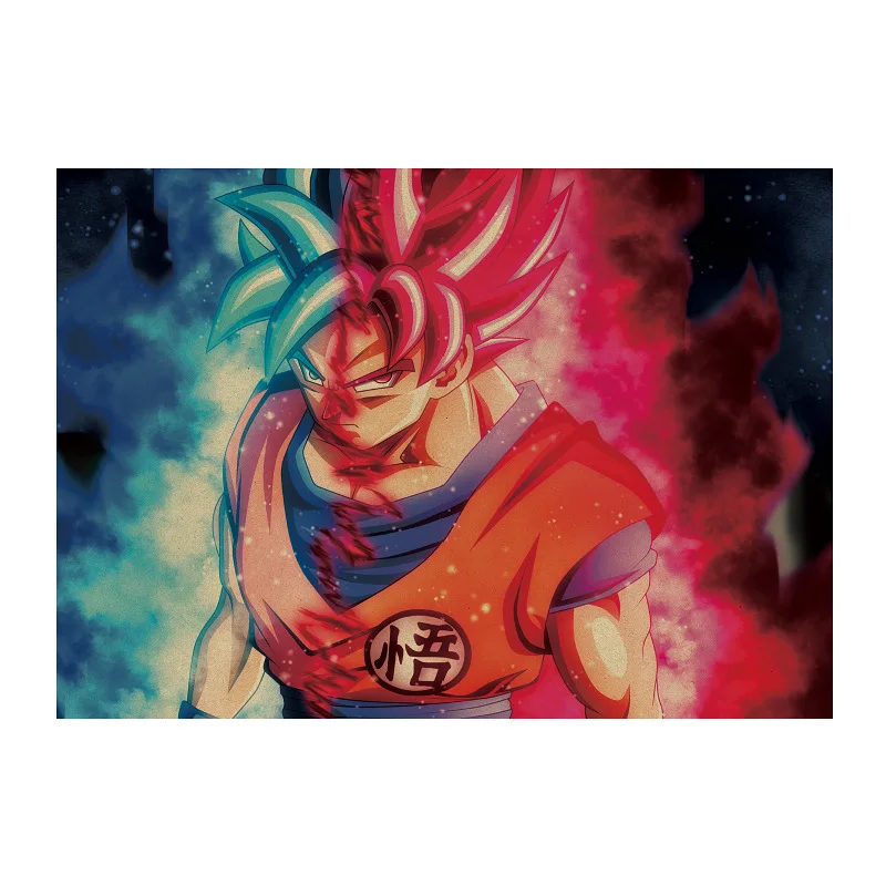 Драконий шар фигурки Супер Саян Гоку хорошо наклейки dragon ball Z фигурка игра карта деко плакат наклейки для детской спальни