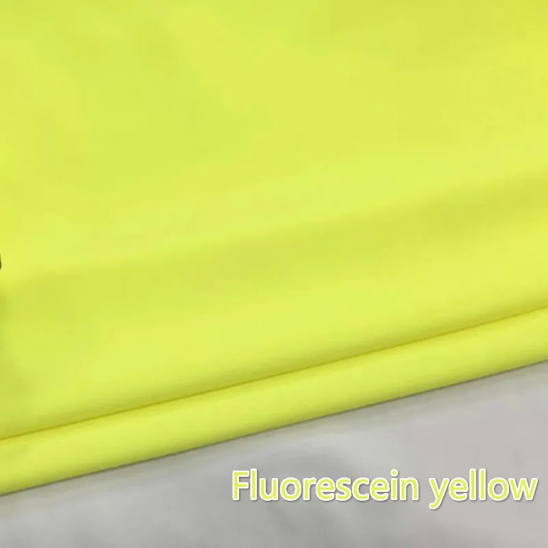 Bright yellow Матовый боковой стрейч нейлон спандекс лайкра Купальник бикини из ткани для йоги колготки зентай костюм - Цвет: Bright yellow