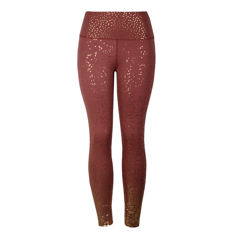 Brown CHRLEISURE, женские спортивные Леггинсы, высокая талия, леггинсы для фитнеса, для женщин, для бега, для спортзала, резинки, брюки, женская одежда - Цвет: Brown
