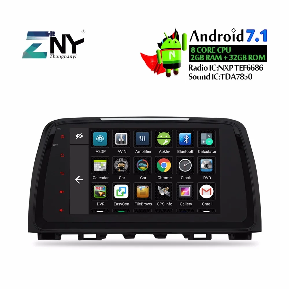 9 &quotips Android автомобильный Радио для Mazda 6 Atenza 2013 2014 2015 2 Din Авто Мультимедиа Стерео FM