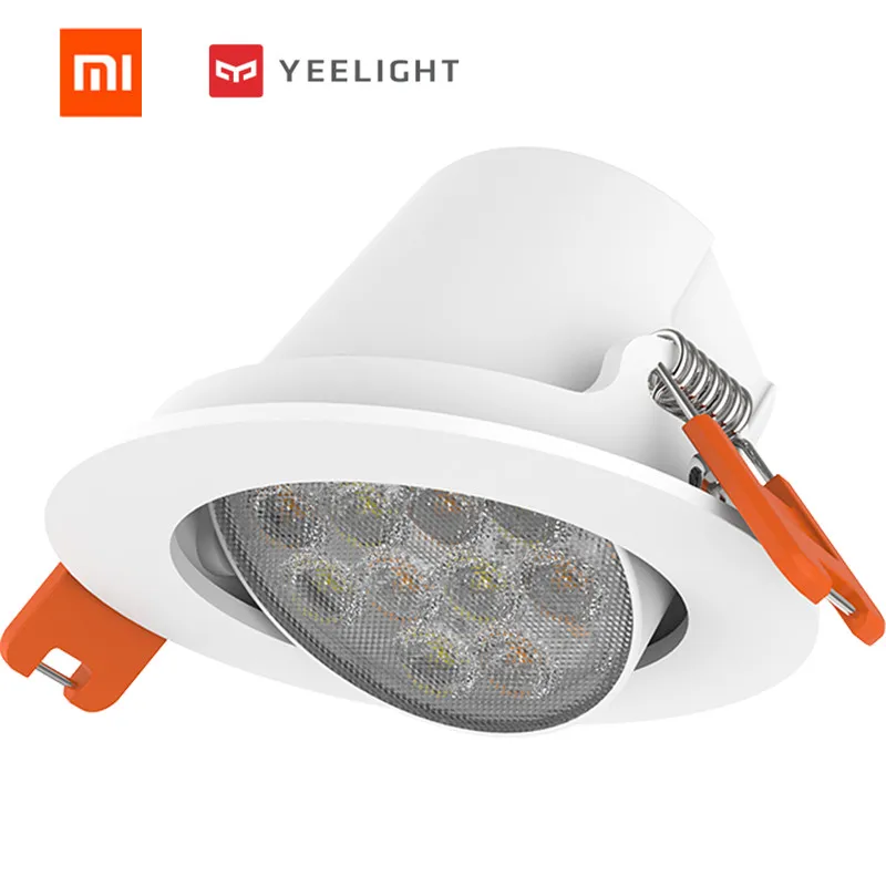 smart Spotlight xiaomi mijia yee светильник Новейшая bluetooth сетчатая версия умный светильник лампочка и светильник вниз, точечный светильник, рабочий yee светильник шлюз - Цвет: smart Spotlight