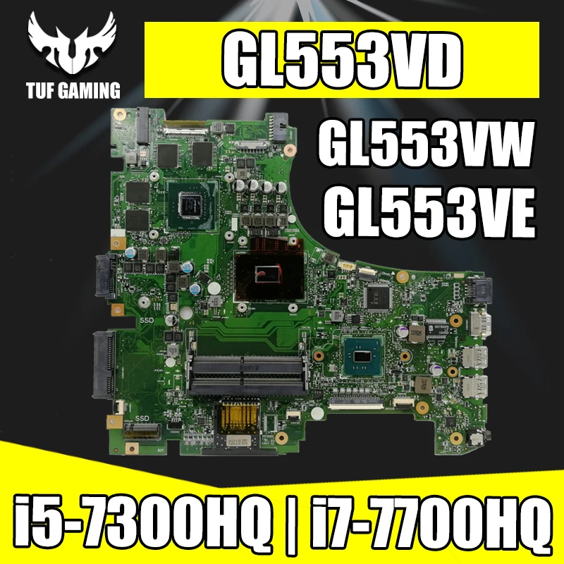 Обмен! Материнская плата для ноутбука ROG For Asus GL553VD GL553VE GL553VW GL553V GL553 оригинальная
