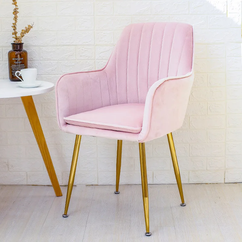 Скандинавские Ins одноместный диван стул сетка красный простой для макияжа