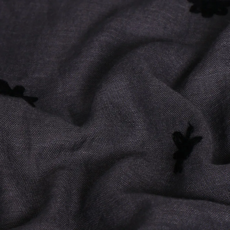 Новинка 2019 модный простой шарф с вышивкой цветочный из вискозы женские шали