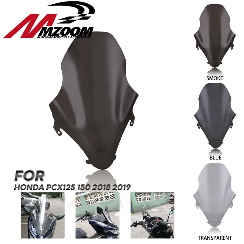 

МОТОЦИКЛ ABS лобовое стекло ветровой экран дефлекторы доска для Honda PCX 125 PCX125 150 2018 2019 модифицированные аксессуары