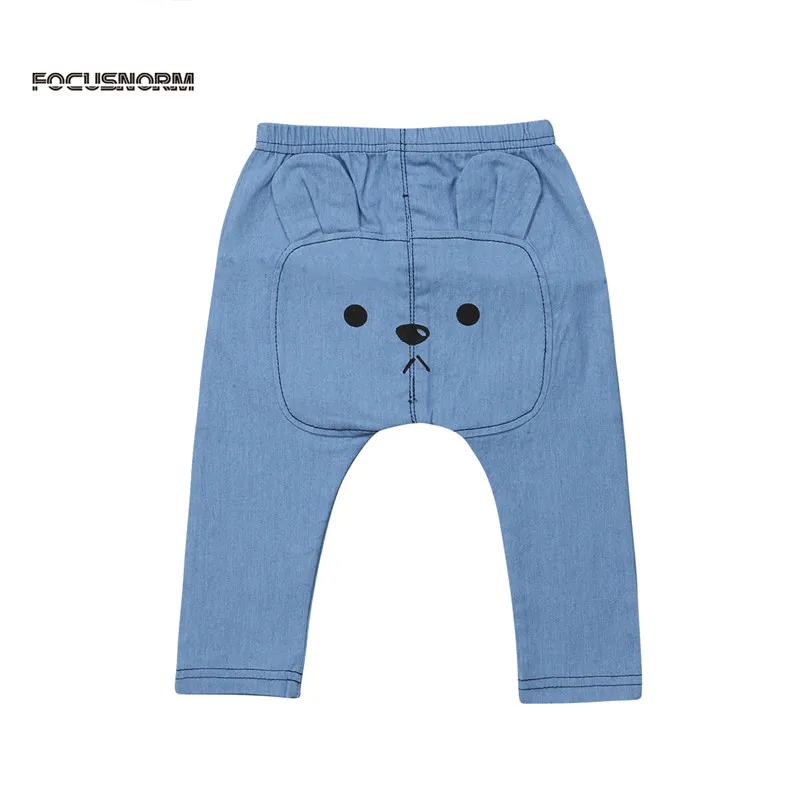 2018 модные джинсы с мультяшным принтом милые однотонные длинные джинсовые штаны