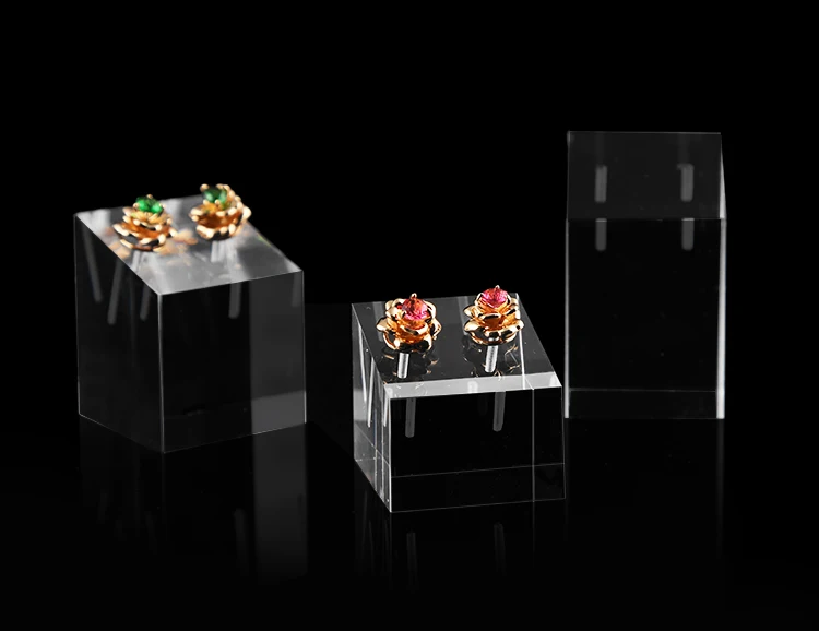 Новый модный прозрачный акриловый держатель для сережек стенд ювелирных изделий
