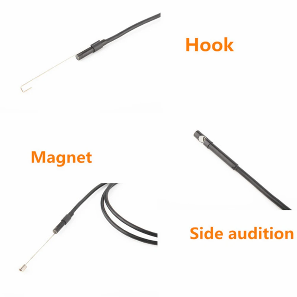 6 светодиодный 7 мм объектив для андроид Водонепроницаемый эндоскоп осмотра